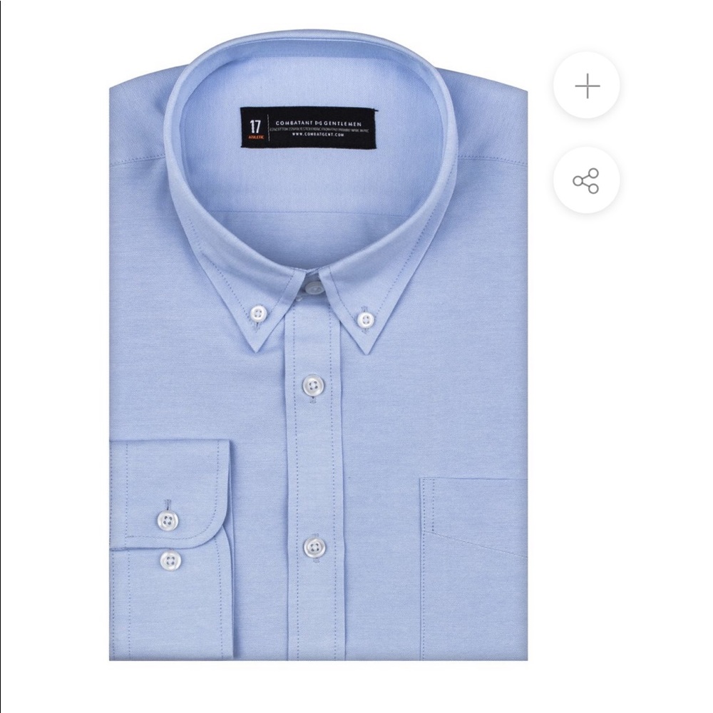 Combat gentleman oxford bottom down shirt